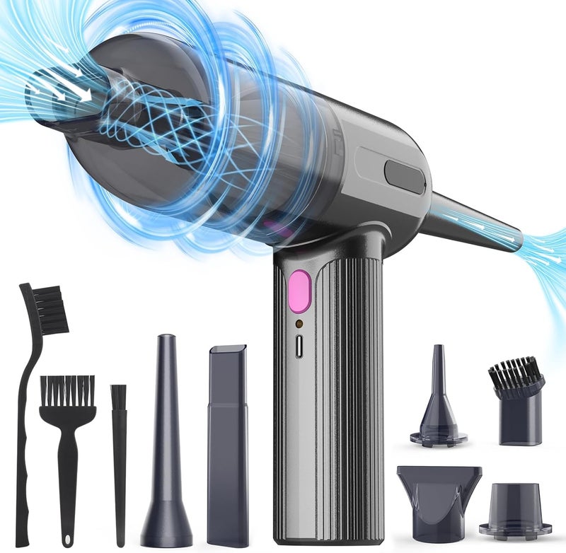 Hayousui 7000Pa Mini Vacuum Cleaner: Handheld Vacuum & Electronics Duster & Hand Pump Cordless Keyboard Vac 3-Gear Compressed Air Blower for Computer Sewing Machine Laptop Car Home Office - Image 1